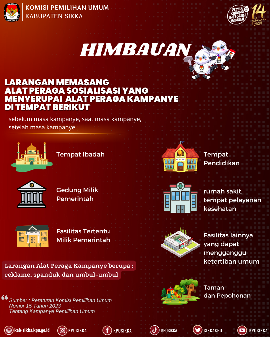 Himbauan Pemasangan APK di ruang Publik